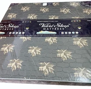 4 inches blue velvet sleep bed mattress